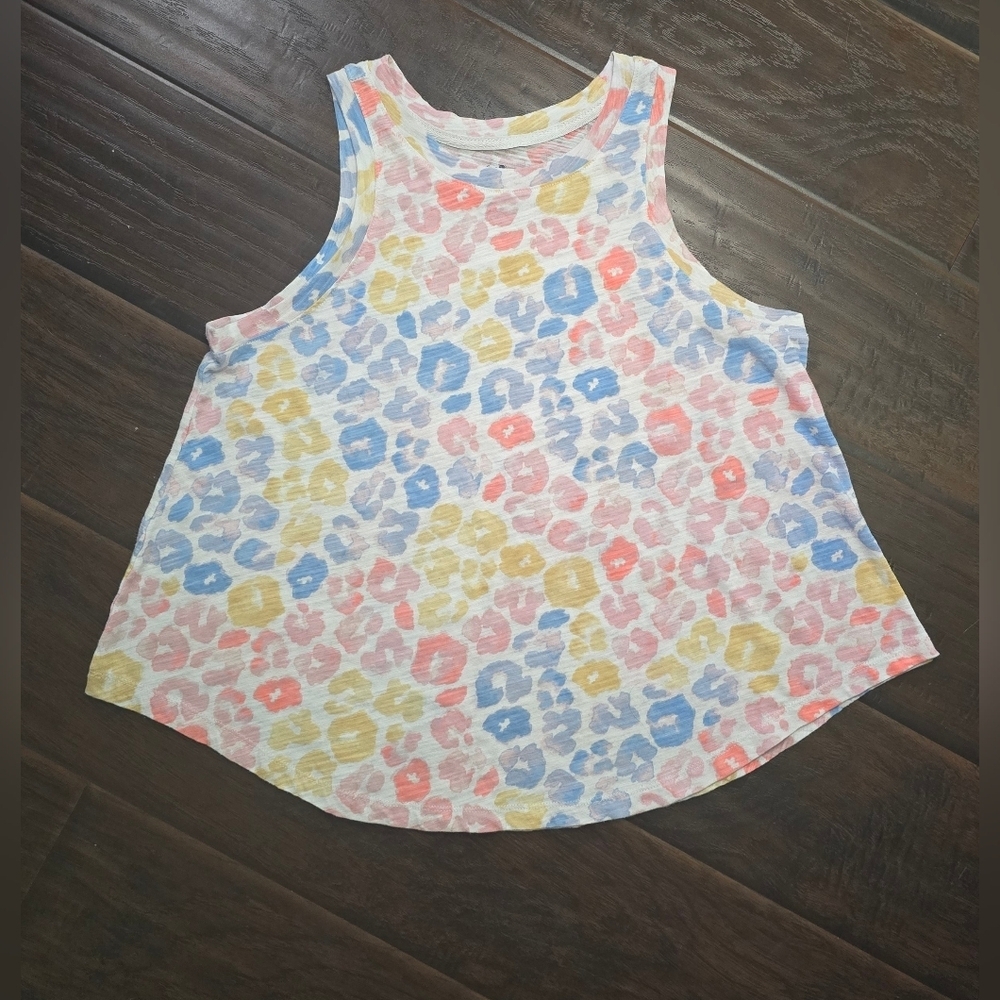 Secret Treasures Womens Rainbow Animal Print Sleep Tank Small
